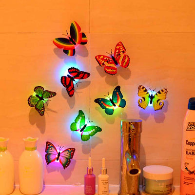 3Pcs LED Butterfly Wall Sticker