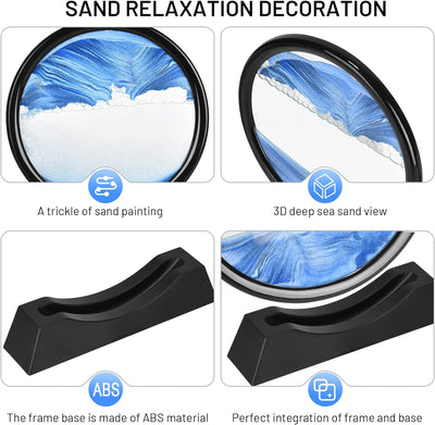 3d Dynamic Sand Art Liquid Motion