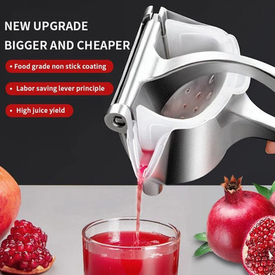 Manual Juice Squeezer Aluminum Alloy Hand Pressure Juicer Pomegranate Orange Lemon Sugar Cane Juice Kitchen Bar Fruit Tools Acce