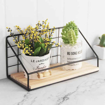 Iron Wall Hanging Storage Shelf