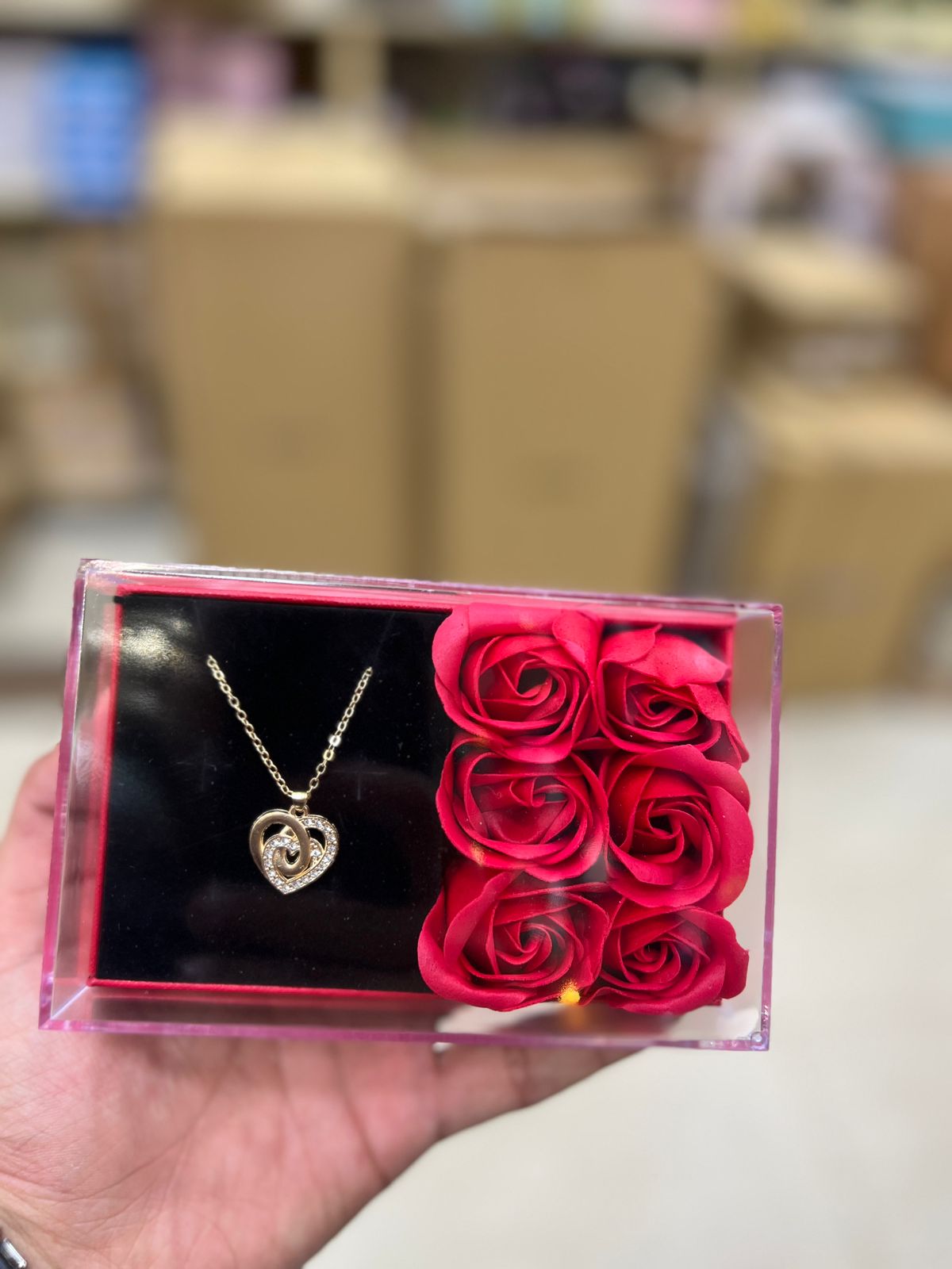 Flower Necklace Gift Box