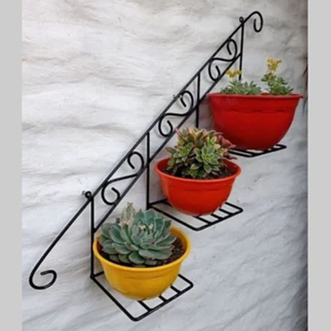 Staircase Floral Display Wall Basket