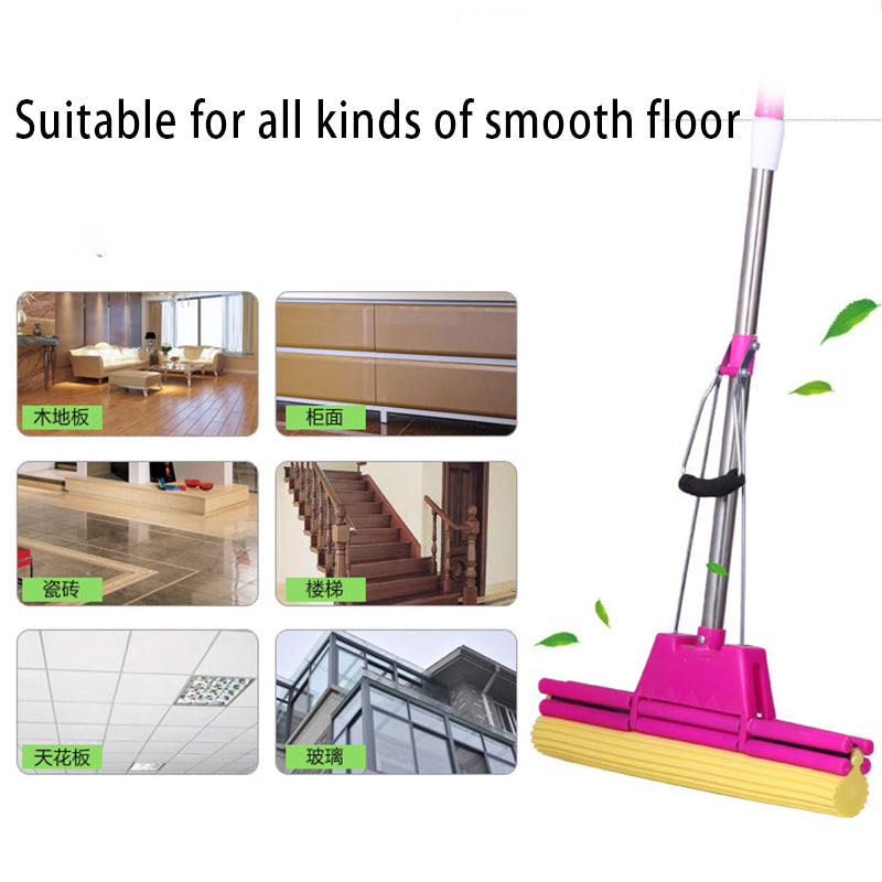 Telescopic Rod Roller Mop