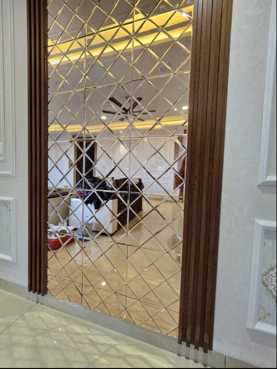 Adhesive Glass Mirror Tile